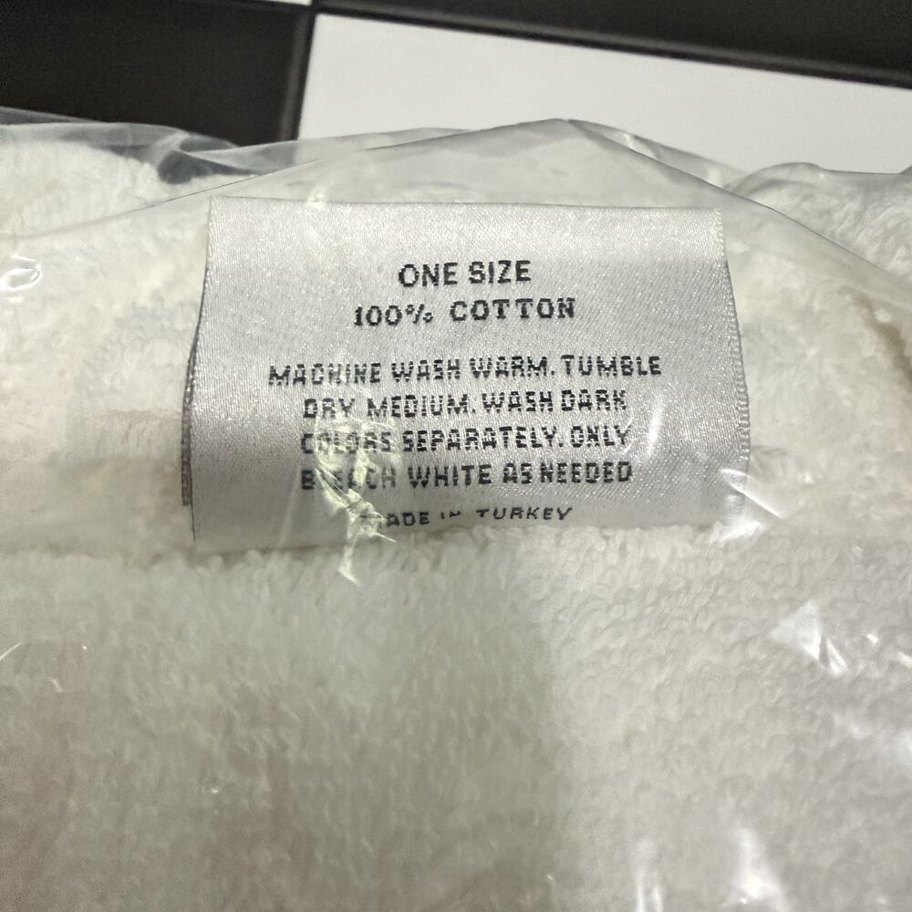 New Sealed Turkish Towel Company Robe Plush White Heavy Terry Cloth One Size - Picture 4 of 4